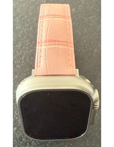 Bracelet cuir classic boucle rose