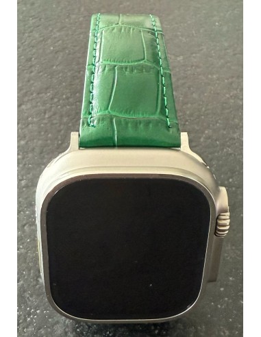 Bracelet cuir classic boucle vert