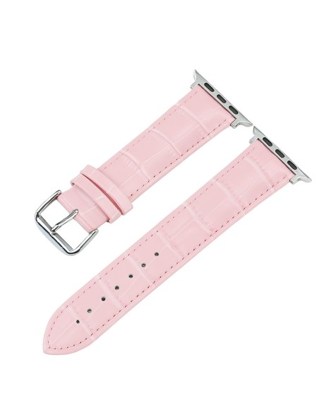 Bracelet cuir classic boucle rose
