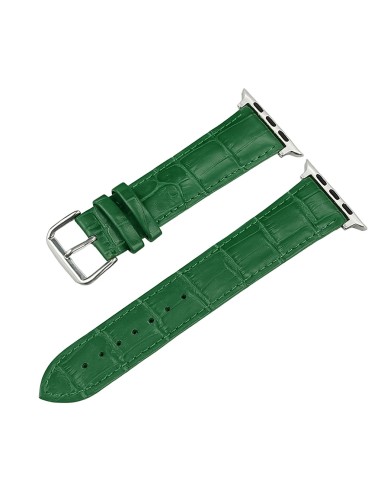 Bracelet cuir classic boucle vert