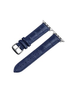 Bracelet cuir classic boucle bleu foncé