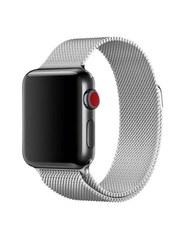 Bracelet Milanais Argent Premium – Compatible Apple Watch
