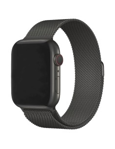 Bracelet Milanais Noir Premium – Compatible Apple Watch