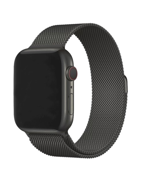 Bracelet Milanais Noir Premium – Compatible Apple Watch