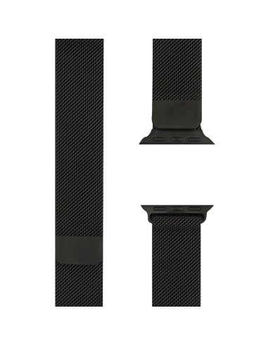 Bracelet Milanais Noir Premium – Compatible...