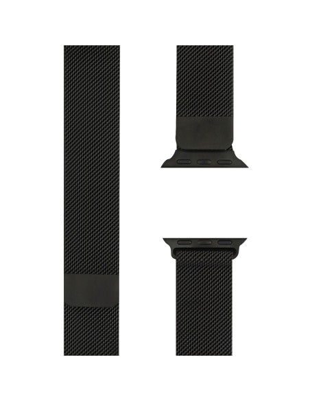 Bracelet Milanais Noir Premium – Compatible Apple Watch