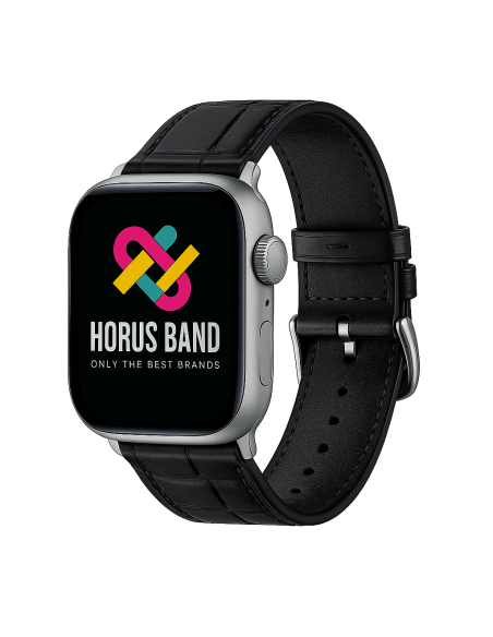 Bracelet cuir classic boucle noir