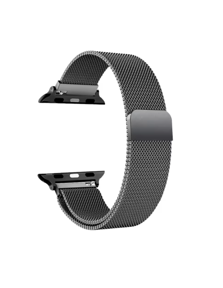 Bracelet Milanais Noir Premium – Compatible Apple Watch